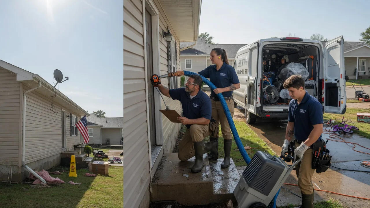 Ceiling Water Damage Restoration in La Crosse, IN near me